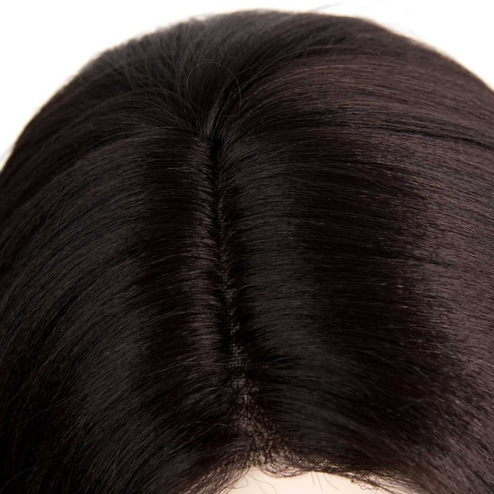 28" Dark Brown #4 Layered Wavy Wig | Miranda - Picture 4 of 6
